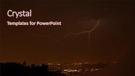  Presentation with park night city - Beautiful presentation design featuring multiple generations - thunder at night backdrop and a wine colored foreground