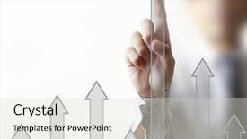  Presentation with activity graph showing an earthquake - Cool new theme with multiple graphs design - man hand showing graph backdrop and a lemonade colored foreground