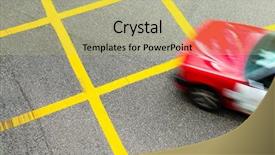  Presentation with hong kong - Colorful slide set enhanced with multiple locations - motion blurred taxi in hong backdrop and a mint green colored foreground