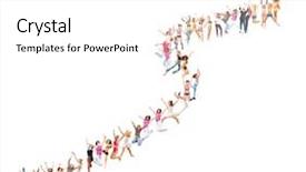  Presentation with teal design no picture - PPT layouts with multiple occupations - business picture team over white background and a  colored foreground