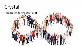  Presentation with education teamwork diversity - Slides featuring multiple occupations - models diversity teamwork achievement background and a white colored foreground