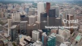  Presentation with toronto - Amazing presentation theme having multiple properties - toronto city core backdrop and a gray colored foreground