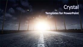  Presentation with road safty - Theme enhanced with multiple roads - night road against the background background and a wine colored foreground