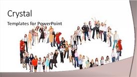  Presentation with culture - Audience pleasing PPT theme consisting of multiple teams - corporate culture people team backdrop and a white colored foreground