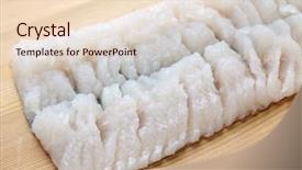  Presentation with cutting board - PPT theme with multiple times sheared the bone background and a lemonade colored foreground