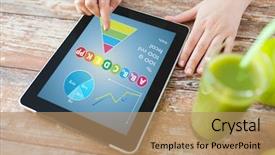  Presentation with healthy people - Amazing presentation design having multivitamin - healthy eating technology diet backdrop and a coral colored foreground