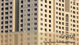  Presentation with tall building - Colorful slide set enhanced with mumbai - close up shot of tall backdrop and a  colored foreground