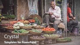  Presentation with grocery - Beautiful slide set featuring mumbai-india-17-january-2015 backdrop and a violet colored foreground