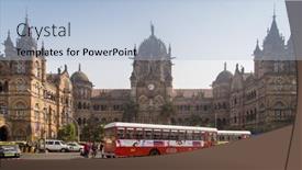  Presentation with january - Slide deck with mumbai-india-17-january-2015 background and a light blue colored foreground