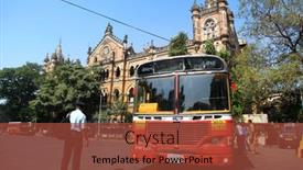  Presentation with cheap - Amazing presentation having mumbai-india-december-6-buses backdrop and a tawny brown colored foreground