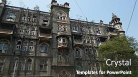  Presentation with colonial - Presentation consisting of mumbai-india-february-14-2020 background and a dark gray colored foreground
