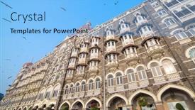  Presentation with five star - Amazing slides having mumbai-india-february-27-2016 backdrop and a light blue colored foreground