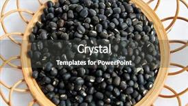  Presentation with lentils - Cool new theme with mung bean - various lentils and pulses backdrop and a  colored foreground