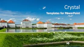  Presentation with bavaria - Cool new PPT theme with munich-germany-may-8-2012 backdrop and a teal colored foreground