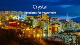  Presentation with russia city - Theme featuring murmansk-russia-january-5-2020 background and a ocean colored foreground