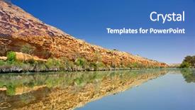  Presentation with south afrika - Colorful theme enhanced with murray river in south australia backdrop and a teal colored foreground