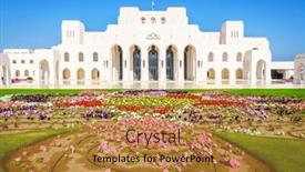  Presentation with oman - Presentation consisting of muscat-oman-december-3-2016 background and a gold colored foreground