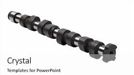  Presentation with muscle - Amazing presentation theme having muscle car - crankshaft backdrop and a white colored foreground