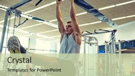  Presentation with abdominal - Cool new PPT theme with  backdrop and a  colored foreground