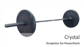  Presentation with hall of fame - Amazing theme having muscular system - image of wights backdrop and a white colored foreground