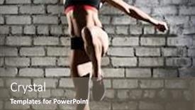  Presentation with dark grey - PPT layouts with grey brick wall dark version background and a gray colored foreground