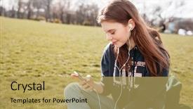  Presentation with smiling paramedic sitting in ambulance - Audience pleasing PPT layouts consisting of muse - cute smiling young woman sitting backdrop and a  colored foreground