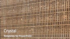  Presentation with japanese - Theme consisting of museum art brushes - japanese writing background and a coral colored foreground