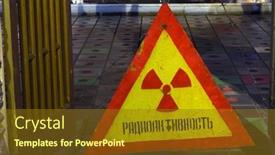  Presentation with chernobyl disaster - Cool new PPT theme with museum-of-the-history backdrop and a tawny brown colored foreground