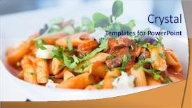  Presentation with blue header weather vane - Audience pleasing PPT theme consisting of mushrooms and blue cheese bleu backdrop and a sky blue colored foreground