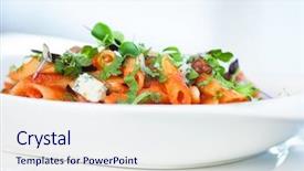  Presentation with blue cheese - Theme consisting of mushrooms and blue cheese bleu background and a sky blue colored foreground