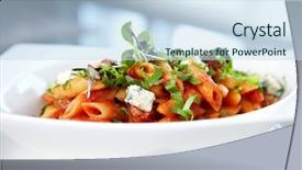  Presentation with proposal blue - Presentation featuring mushrooms and blue cheese bleu background and a  colored foreground