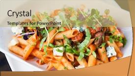  Presentation with non gmo beef - Cool new PPT layouts with mushrooms and blue cheese bleu backdrop and a yellow colored foreground