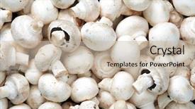  Presentation with preservation of fruit and vegetable - Slides with mushrooms raw fruit and vegetable background and a  colored foreground