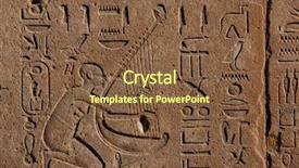  Presentation with temple music - Slide set featuring dragons - front of a white background background and a tawny brown colored foreground.