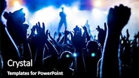  Presentation with stage lights - Presentation design with young woman potter is teaching a woman to make new year toys from clay using metal molds on a wooden table are tools and tassels in the background racks with clay products background and a mint green colored foreground.