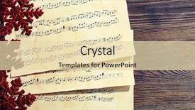  Presentation with christmas music - Colorful slide deck enhanced with music and christmas decor backdrop and a lemonade colored foreground