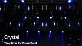  Presentation with stage - Cool new slides with awards night award background - open air stage illuminations backdrop and a black colored foreground