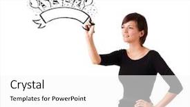  Presentation with vegas bachelorette party - Colorful slide set enhanced with music certificate - young girl drawing a party backdrop and a  colored foreground