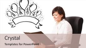  Presentation with party invitation indiana jones - PPT layouts having music certificate - young girl presenting a party background and a  colored foreground