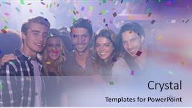  Presentation with cultural music - Theme featuring music cultural frames - digital composite of people background and a light blue colored foreground