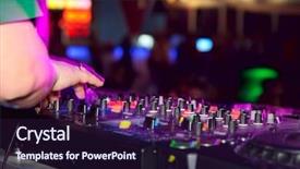  Presentation with political parties - Slides having economy word cloud concept on black background background and a black colored foreground