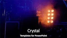  Presentation with stage - Slide set consisting of nightclub stage background background and a black colored foreground