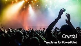  Presentation with jesus the bright morning star - Amazing slide deck having front of bright stage light backdrop and a  colored foreground