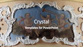  Presentation with gospel - PPT theme having music gospel - angels musicans background and a tawny brown colored foreground