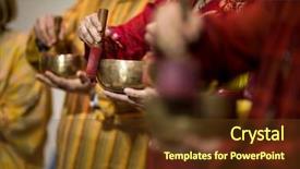  Presentation with music singing - Amazing slides having music heals - people playing on a tibetian backdrop and a tawny brown colored foreground
