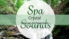  Presentation with sounds - PPT layouts having music heals - spa sounds concept landscape background background and a  colored foreground