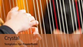  Presentation with heaven - Amazing presentation design having music heaven - closeup of a woman playing backdrop and a red colored foreground