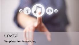  Presentation with play - Cool new slides with green village sign with friendly welcome greetings backdrop and a gray colored foreground