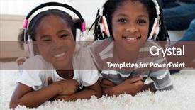  Presentation with siblings - Theme featuring music in the living room background and a tawny brown colored foreground