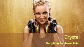  Presentation with music industry - PPT layouts enhanced with music industry - portrait of an attractive steam background and a tawny brown colored foreground